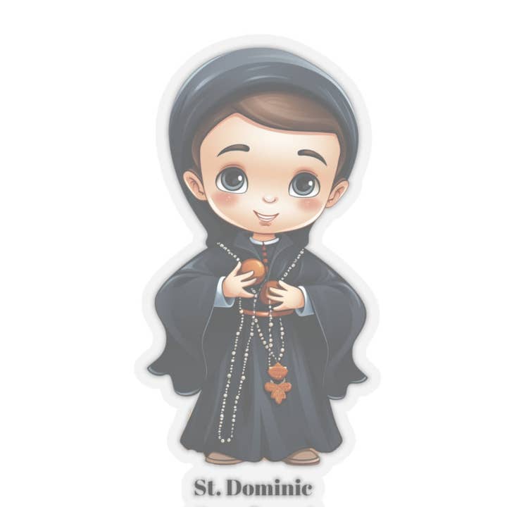 St. Dominic, sticker for wholesale by A Mom Raising Arrows