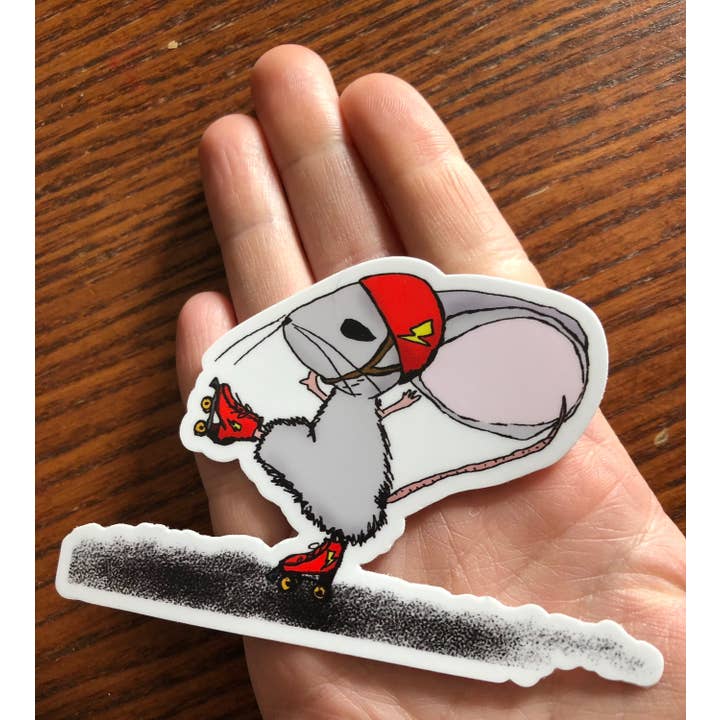 More ART | More Heart - Wholesale Sticker - Disco Roller Mouse - Premium Vinyl Sticker3