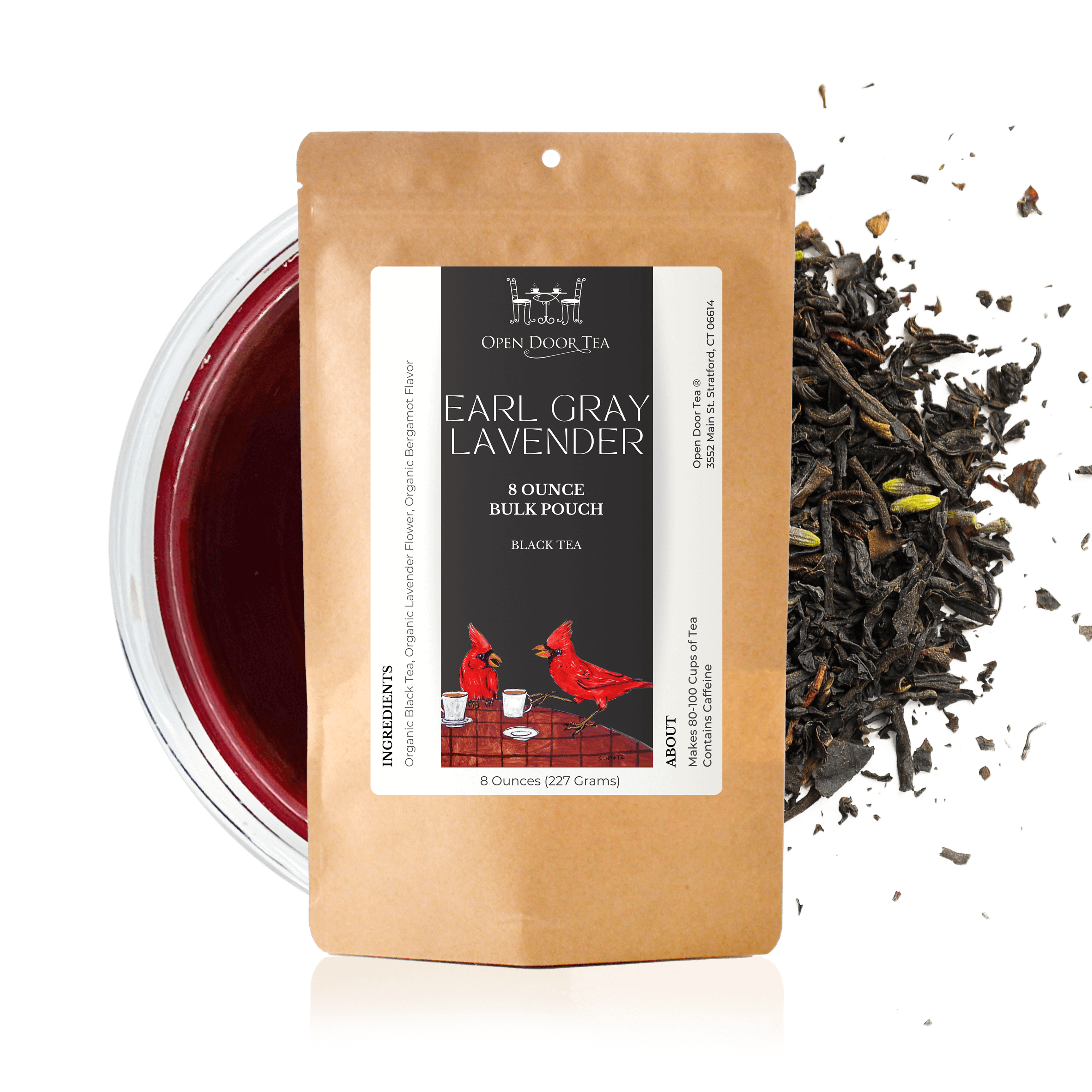 Open Door Tea - Wholesale Loose tea - Earl Gray Lavender | Organic Black Tea | Bulk or Retail6
