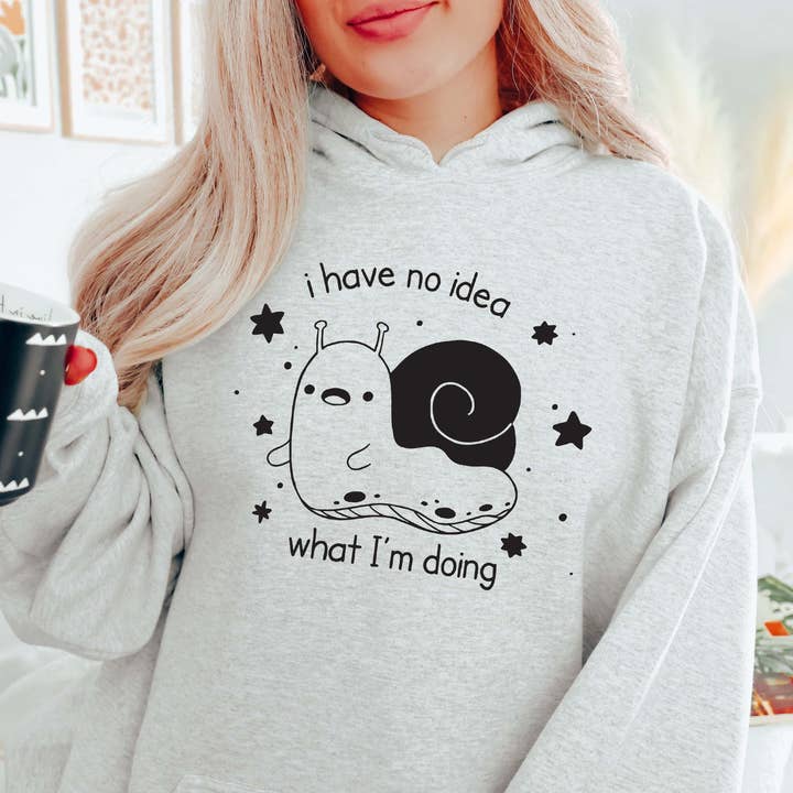 Retro No Idea What I'm Doing- Tie Dye or Solid Hoodie for wholesale by The Funnel Cake Tree