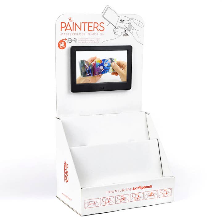Flipboku - Wholesale Retailer Display - Paper & Novelty - The Painters Starter Kit (and Display)2