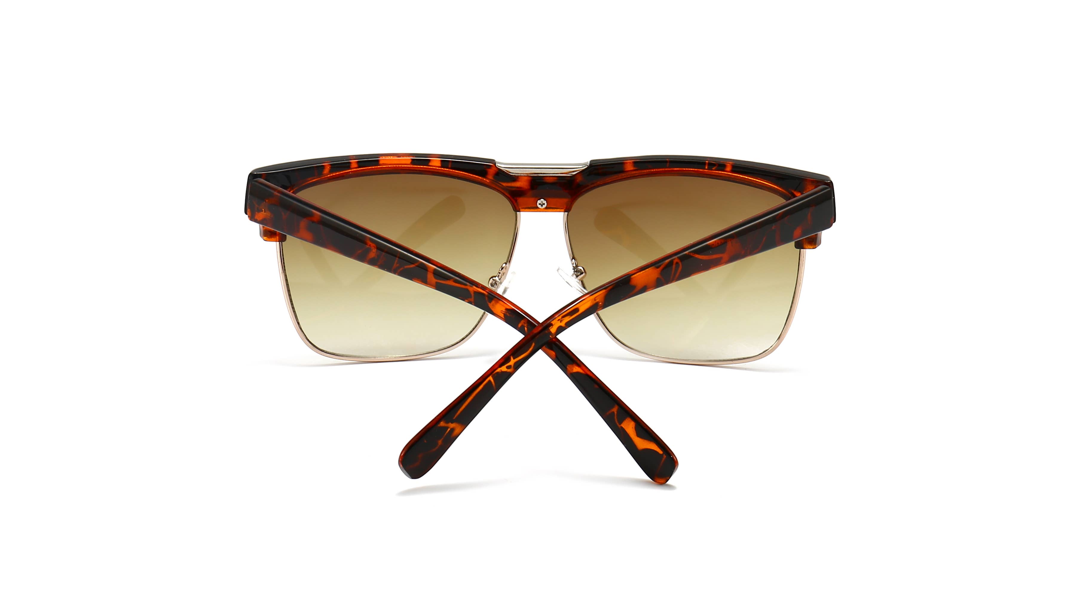 Trio Trading - Wholesale Sunglasses - Men's - Men's Fashion Sunglasses Half Frame Design Assorted 12 Pack7