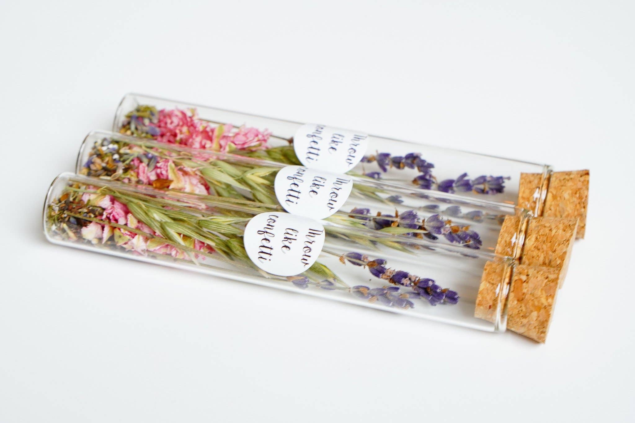 Poca Ceramics – wholesale Dried/pressed flowers – Glass tube with dried flowers1