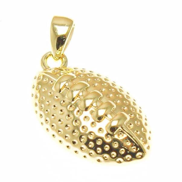 18k Gold Football Pendant Charm for Fans CPG1664 for wholesale by Jewel Pledge