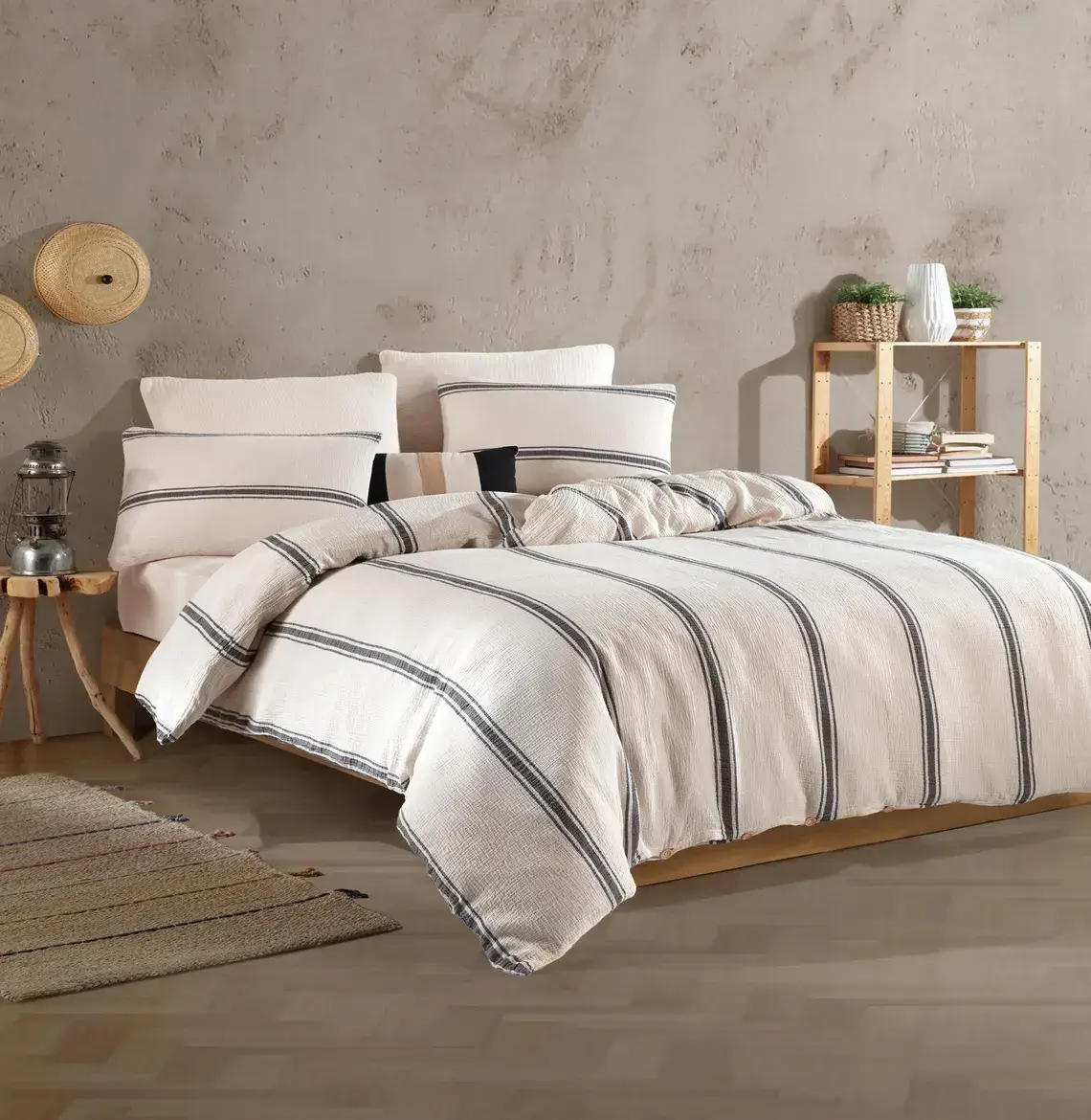 Aseel Buy Good - Vente Housses de couette - Ensemble de housse de couette premium boho taille king5