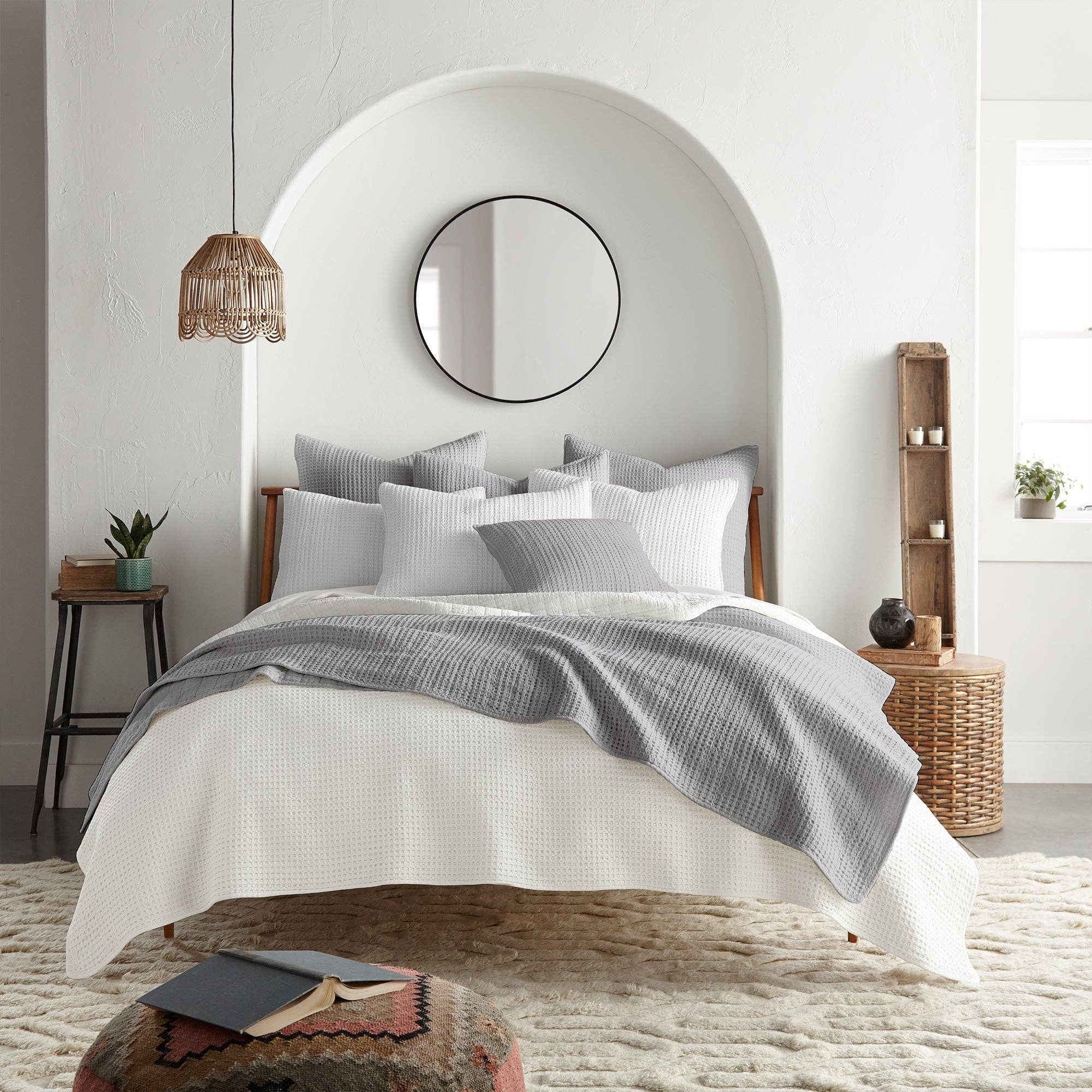 Levtex Home - Vendita all'ingrosso Set di lenzuola - Set trapuntato Mills Waffle70