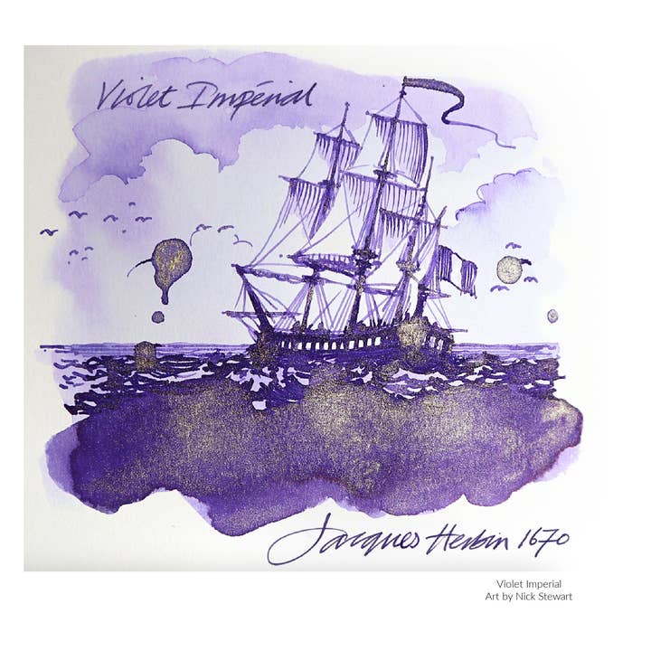 Exaclair - Vente Tampons encreurs - Encres Anniversaire Herbin 1670 avec Éclat Doré7