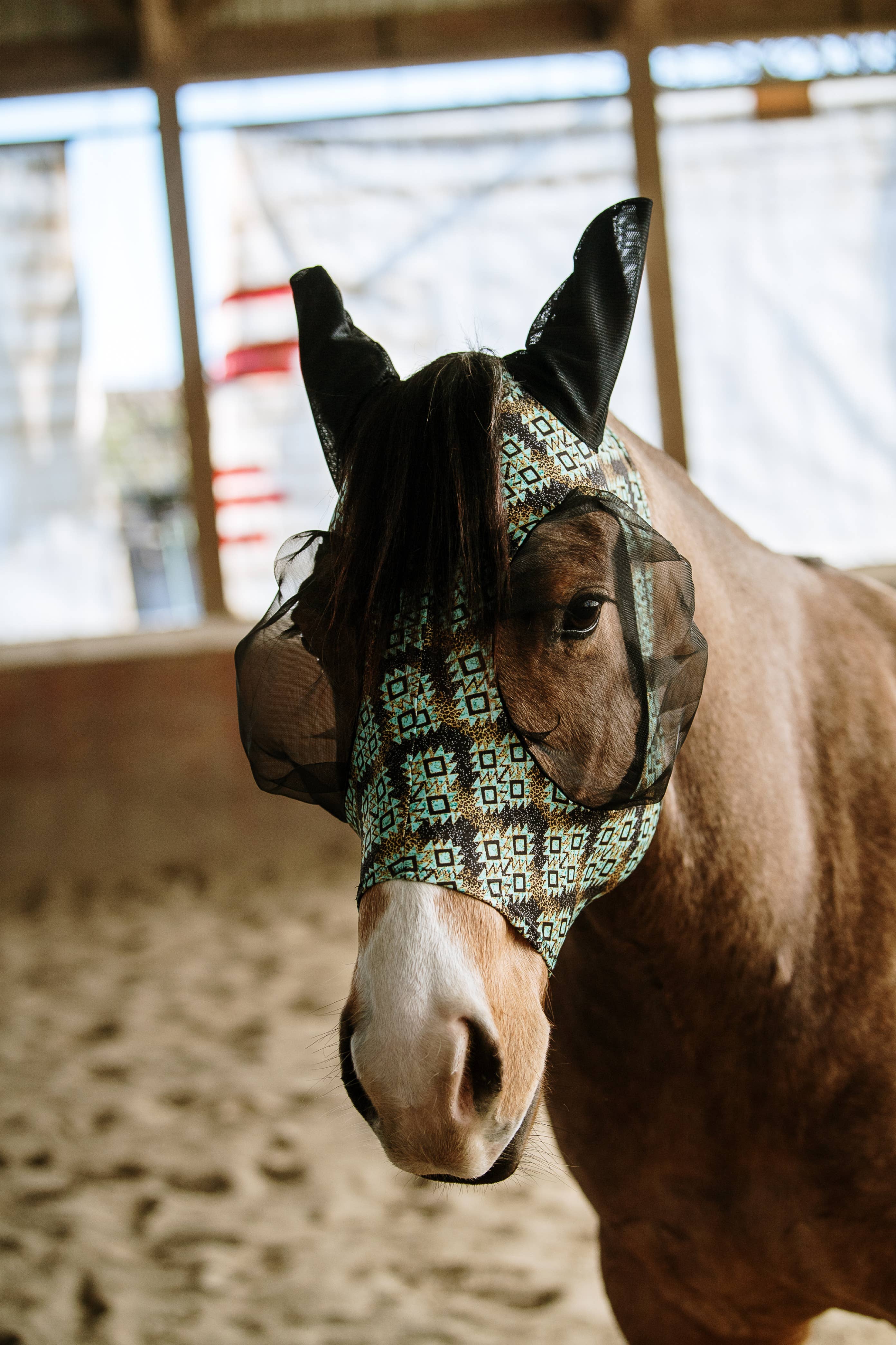 Schulz Equine - Wholesale Horseback Riding Gear - Lycra Fly Mask44