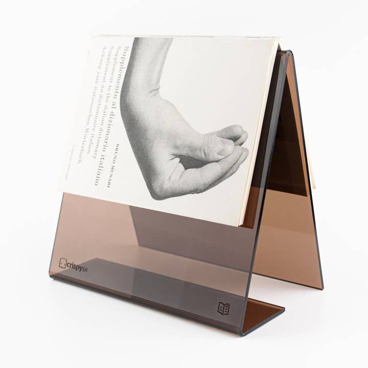 Book Stand, Bookmark Holder, Smoky Brown for wholesale by Crispy lab
