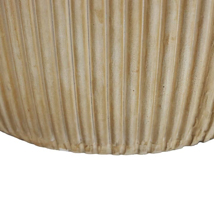 Paris Loft Inc - Wholesale Side Table - Farmhouse Wood Round End Table with Rotund Base6