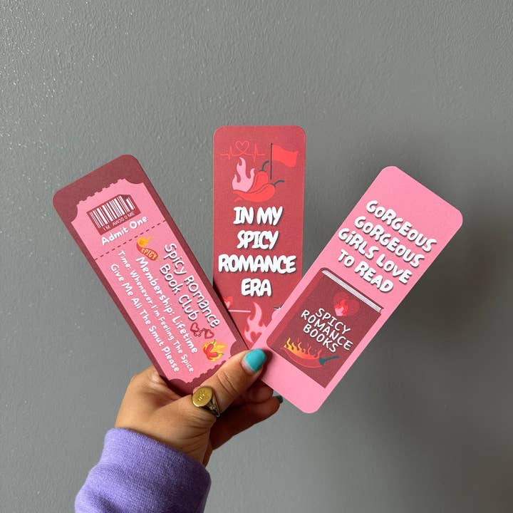 Printicole - Wholesale Bookmark - Spicy Romance Bookmarks | Smutty Reader Era, Smut Lover