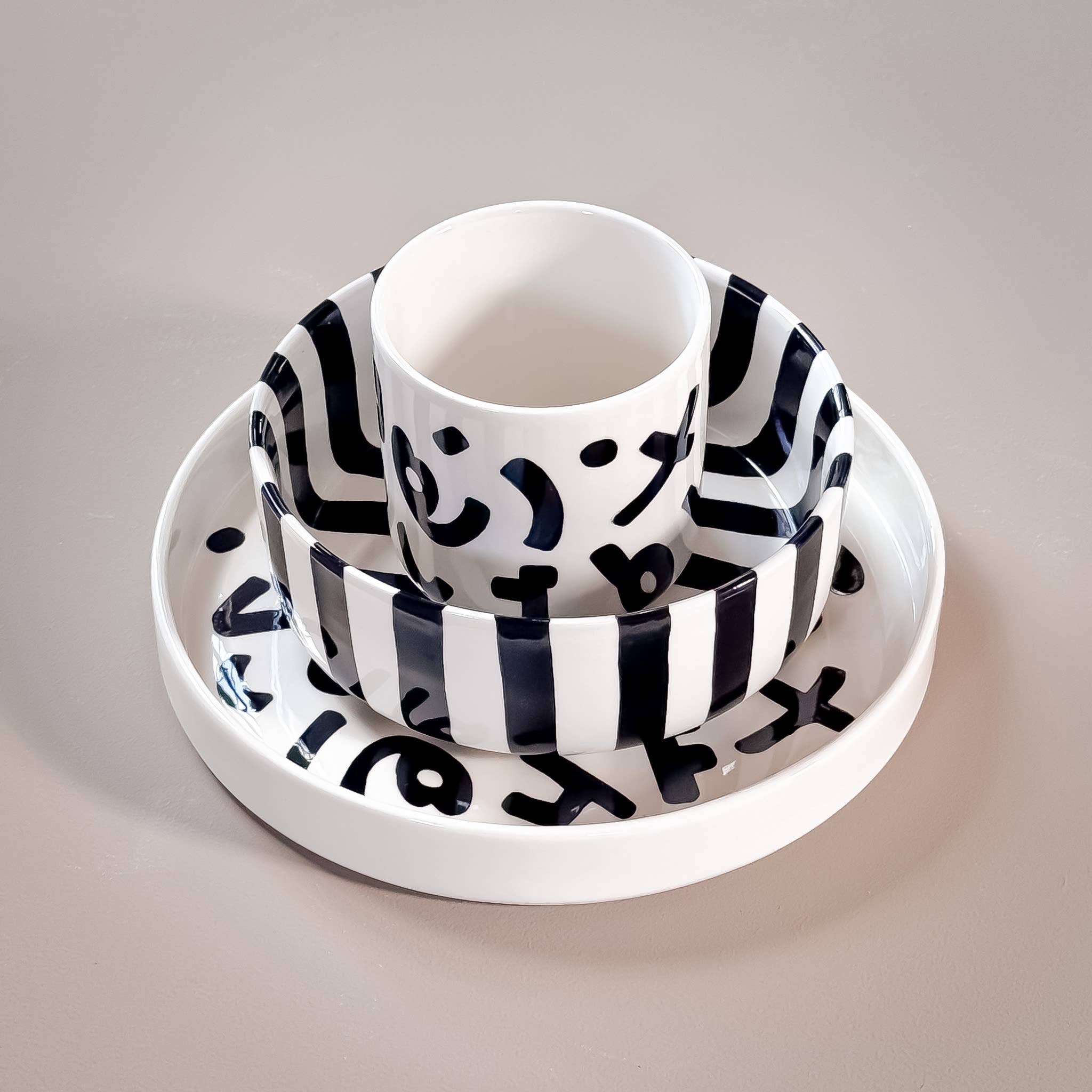 Magazin Minori - Wholesale Bowl - Bowl Stripes - volcano black2