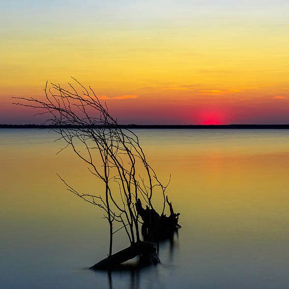 Texas Lake Zonsondergangen Kunstdruk TLS302 voor wholesale door Breaking Rules Photography