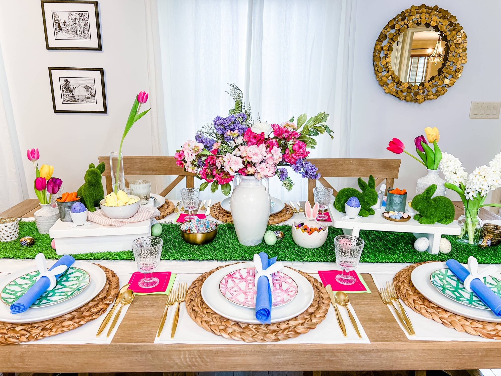 Toasting With Tara - Venta al por mayor Servilletas de tela - Servilleta de Algodón Enrollada: Soñando con el Verano (Azul Cielo)4