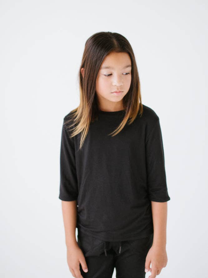 Yom 3/4 Sleeve Reversible Tee for wholesale by Age to Come Apparel