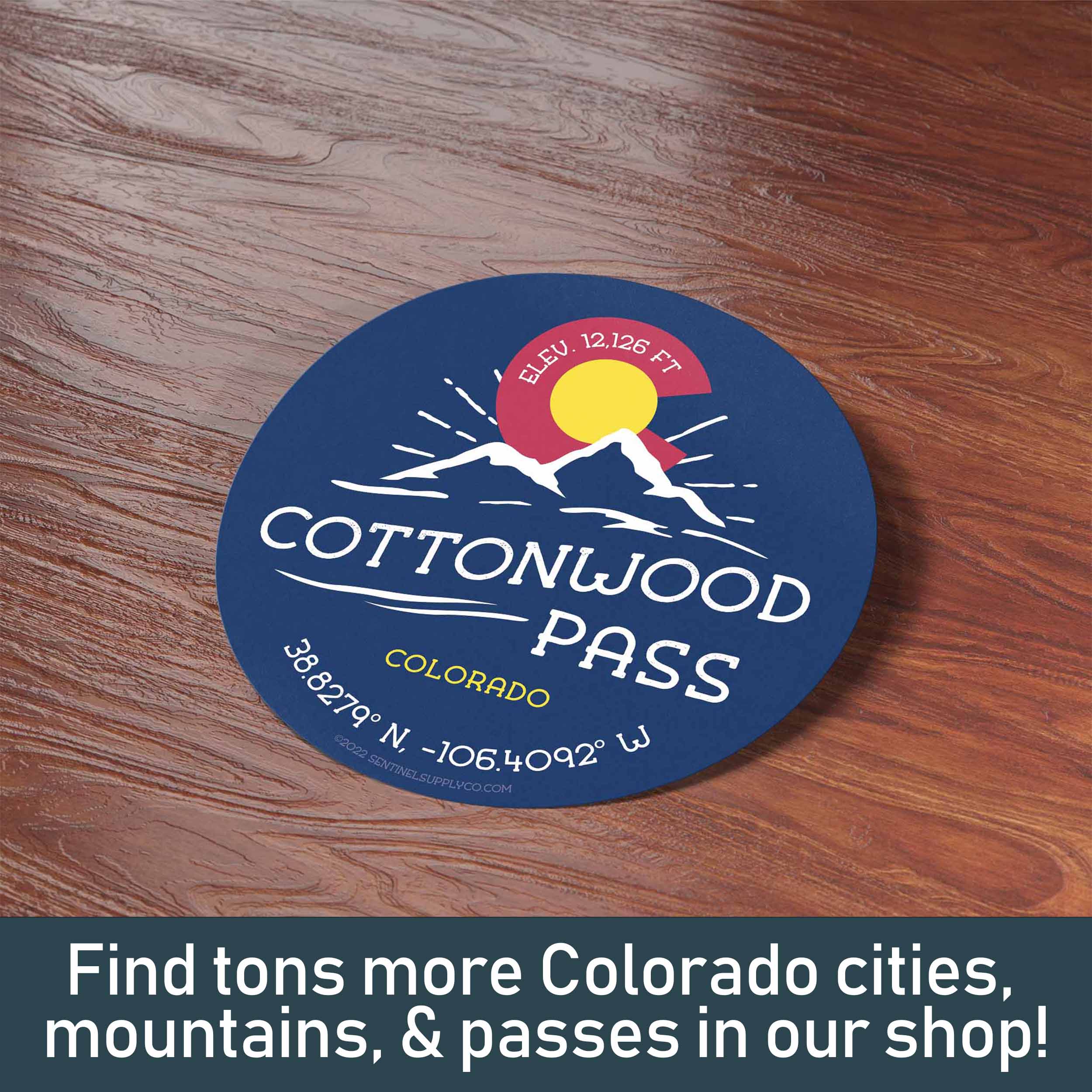 Sentinel Supply - Wholesale Sticker - California Pass Colorado Stickers6
