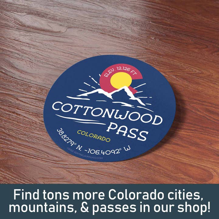 Sentinel Supply - Wholesale Sticker - California Pass Colorado Stickers6