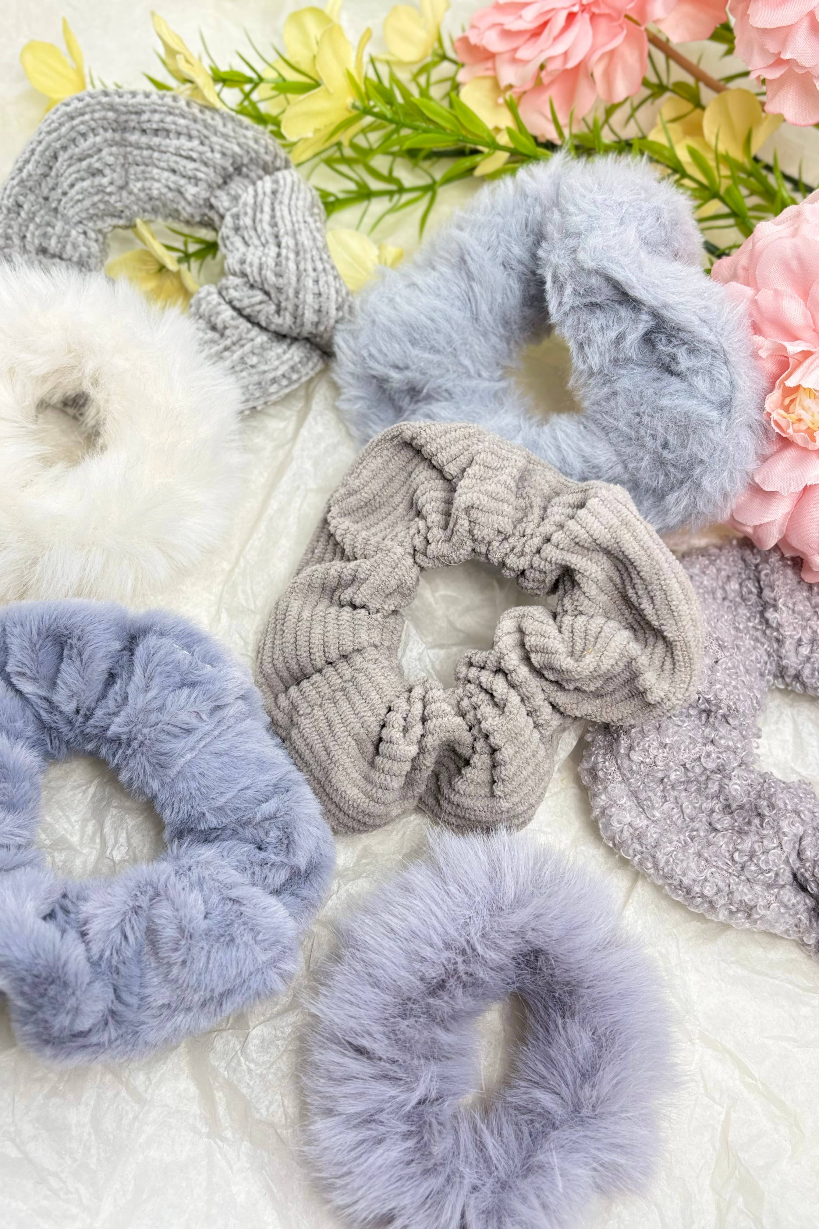 BYREN | ÉLINE L'ATELIER – wholesale Hair tie – Set of 7 elastic scrunchies FQ01-SET6