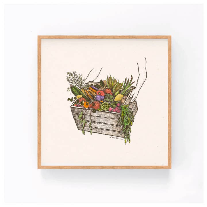 Récolte Abondante I Art Print pour la vente par Kaari & Co.