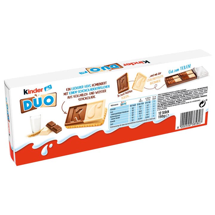 123bonbon - Wholesale Chocolate Bar - FERRERO Kinder Duo Milk 3