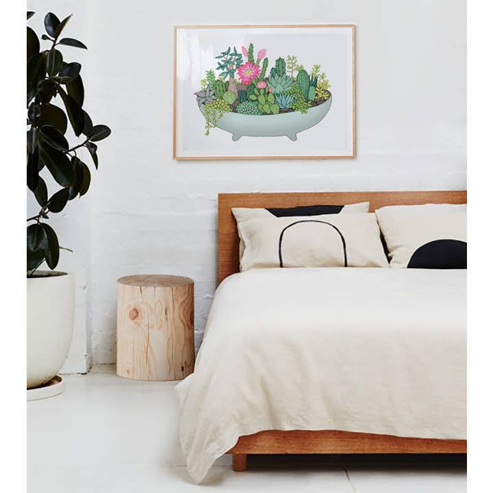 Annie Davidson - Vendita all'ingrosso Stampa artistica - Vaso estivo per cactus2