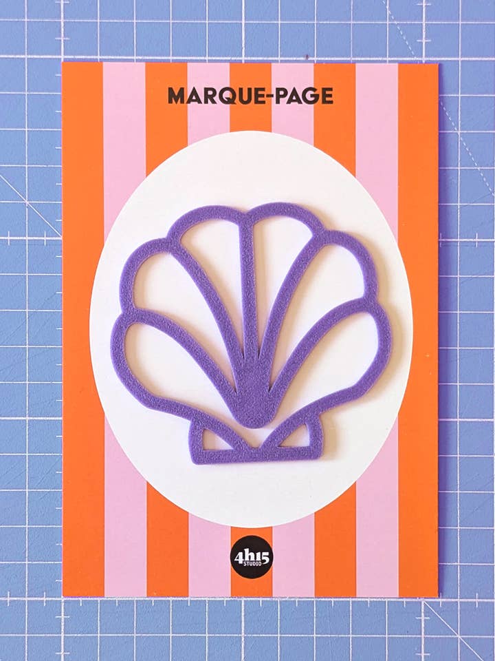 Marcador de página Concha de Santiago para venta al por mayor de 4h15 Studio