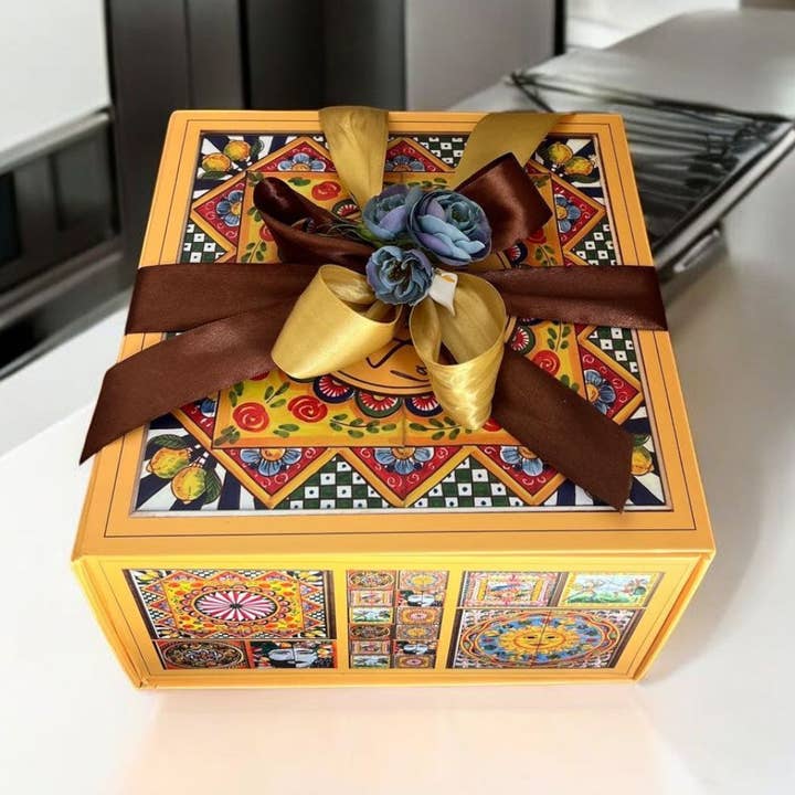 Colombe artisanale à la crème de mandarine sicilienne pour la vente par La Truscia Tipico Siciliano