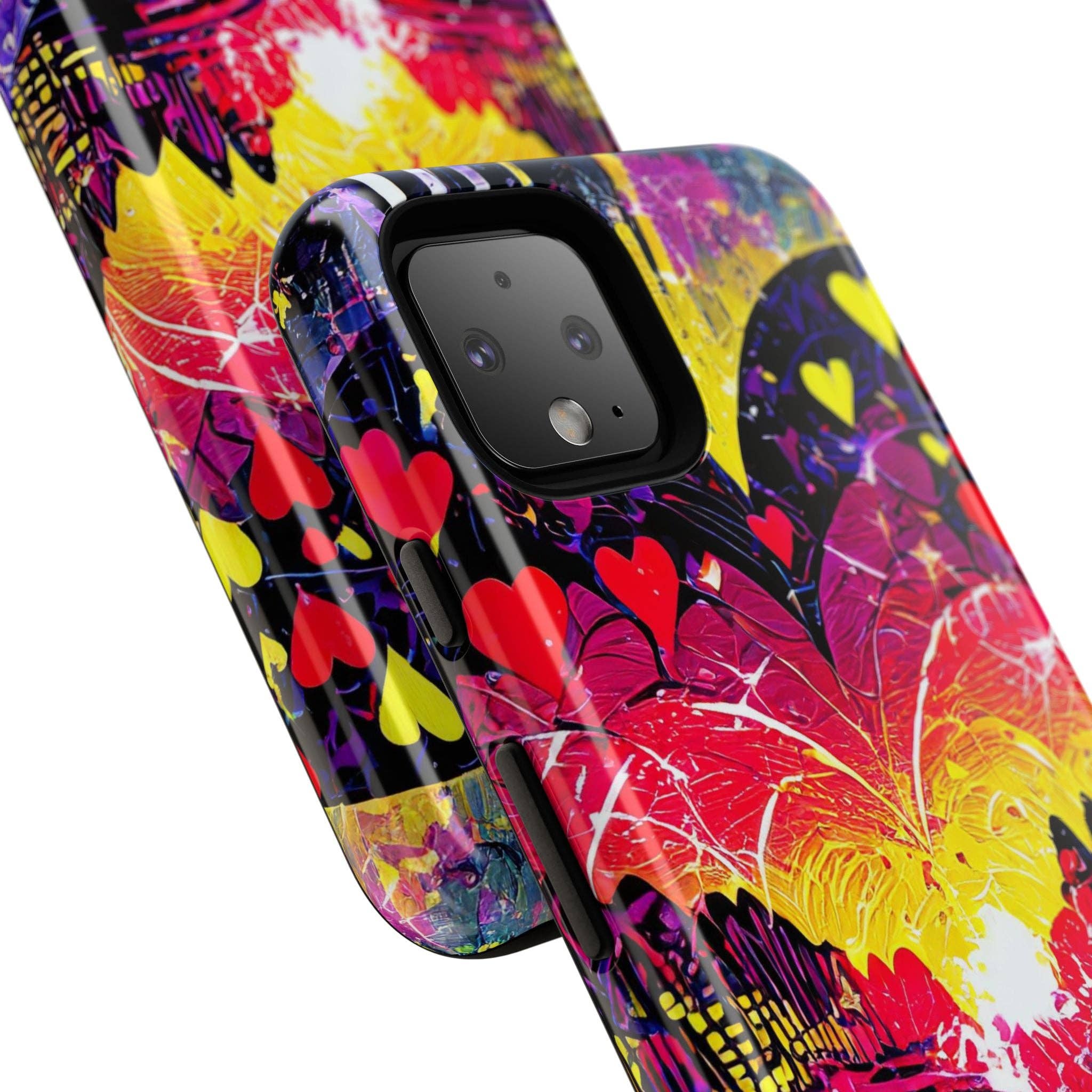 Studio 653 Clothing Co - Wholesale Phone Case - Women's - Vibrant Heart Sunset Tough Phone Case74