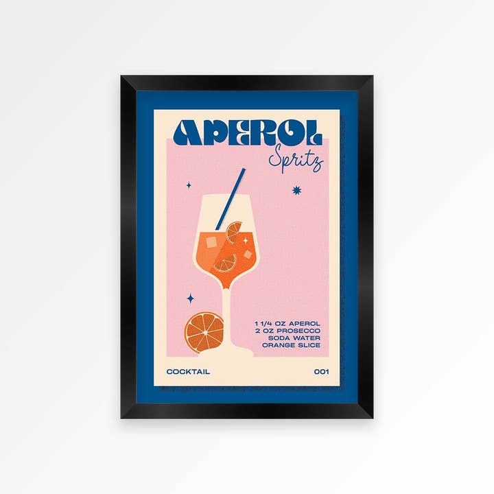 Proper Good - Wholesale Kunstprint - Retro Aperol Spritz print7
