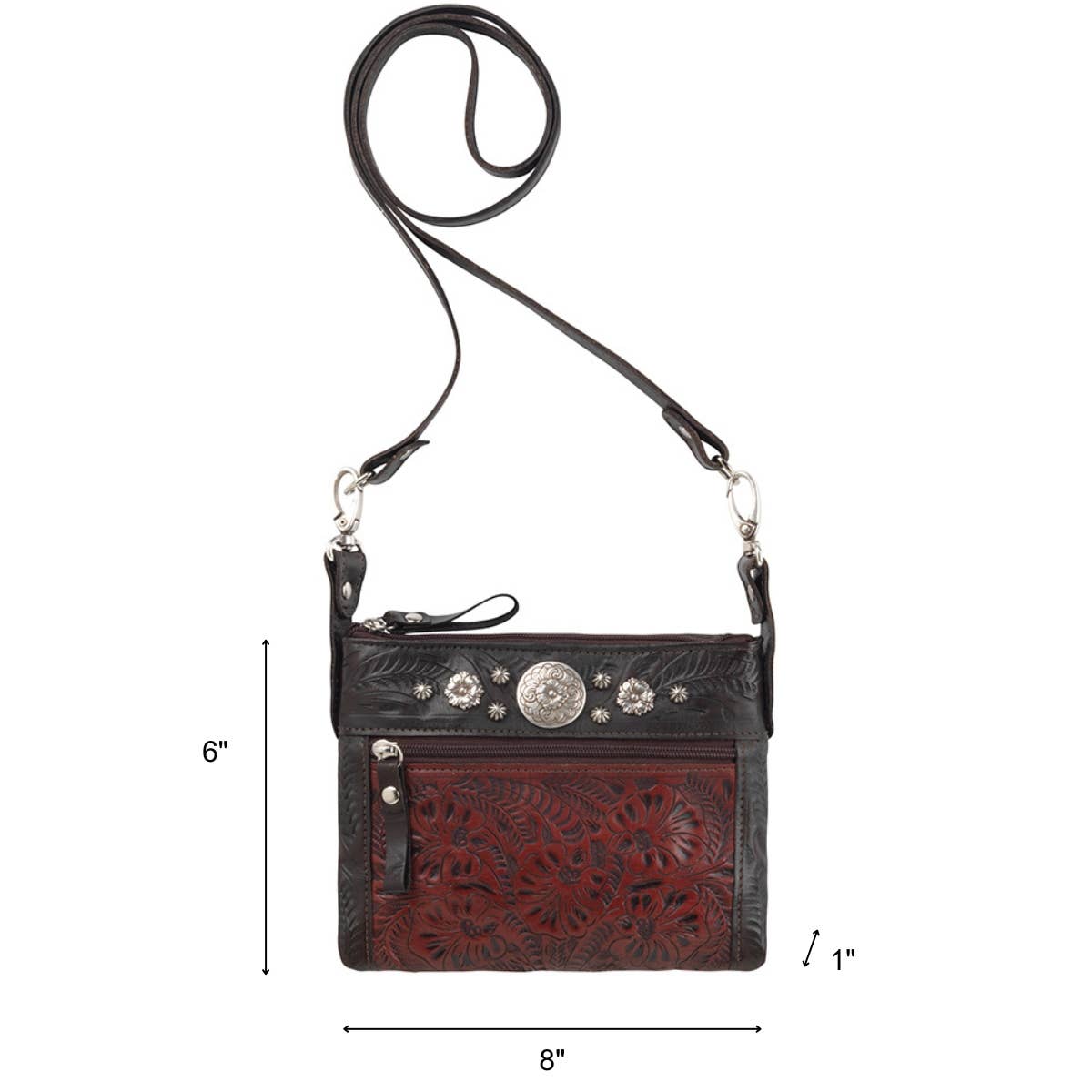 American West - Venta al por mayor Bandolera - Mujer - Bolso Bandolera/Cintura Trail Rider con Correa Desmontable3