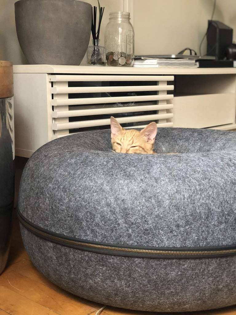 Travel Cat Wholesale - Wholesale Pet Bed - Cat - "Donut!" Cat Hideaway Cave & Bed - Cozy Chic Pet Bed1