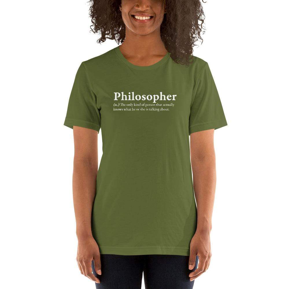 The Philosopher's Shirt – wholesale Screen printed t-shirt – unisex – Definition of a Philosopher I - Basic T-Shirt8
