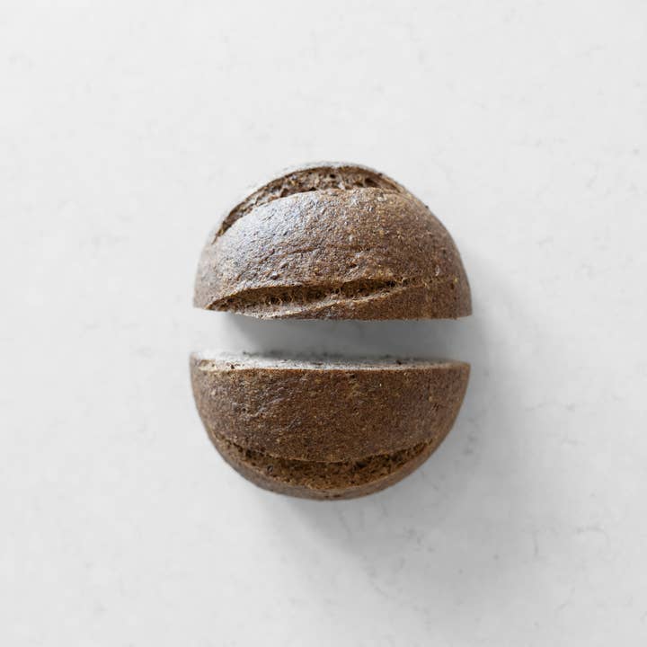 Heaven Gluten Free Bakery - Wholesale Bread/Tortilla - DARK (FLAXSEED-ALLSPICE) SOURDOUGH GLUTEN-FREE BOULE2