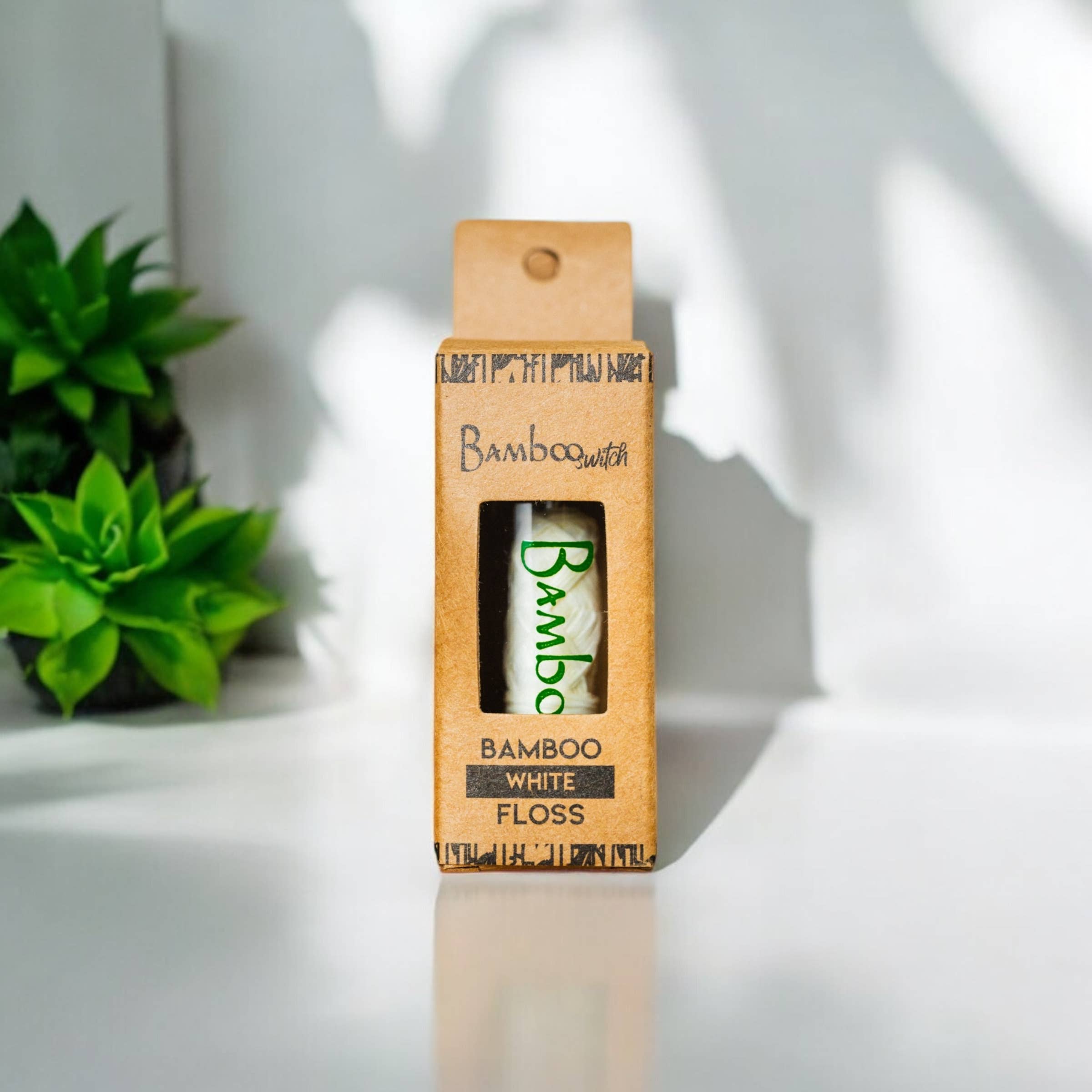 Bamboo Switch - Wholesale Floss - Natural White Bamboo Floss | Vegan, Organic, and Compostable2