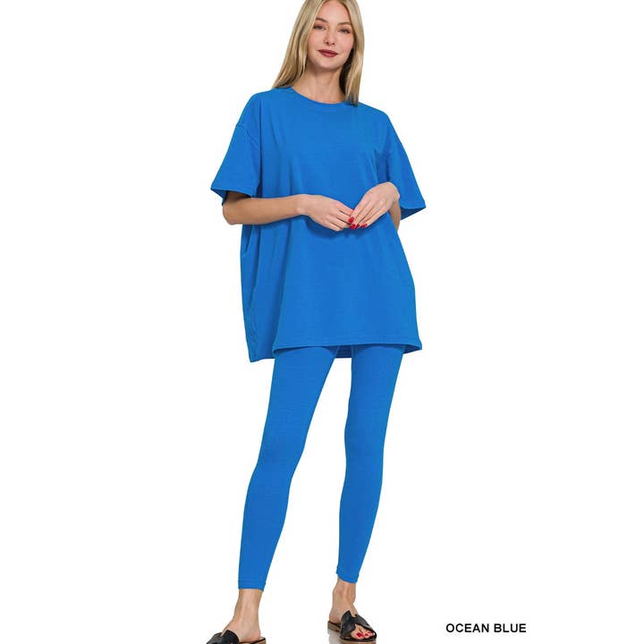 OVERSIZE TOP AND LEGGING SET for wholesale by HiteJeans