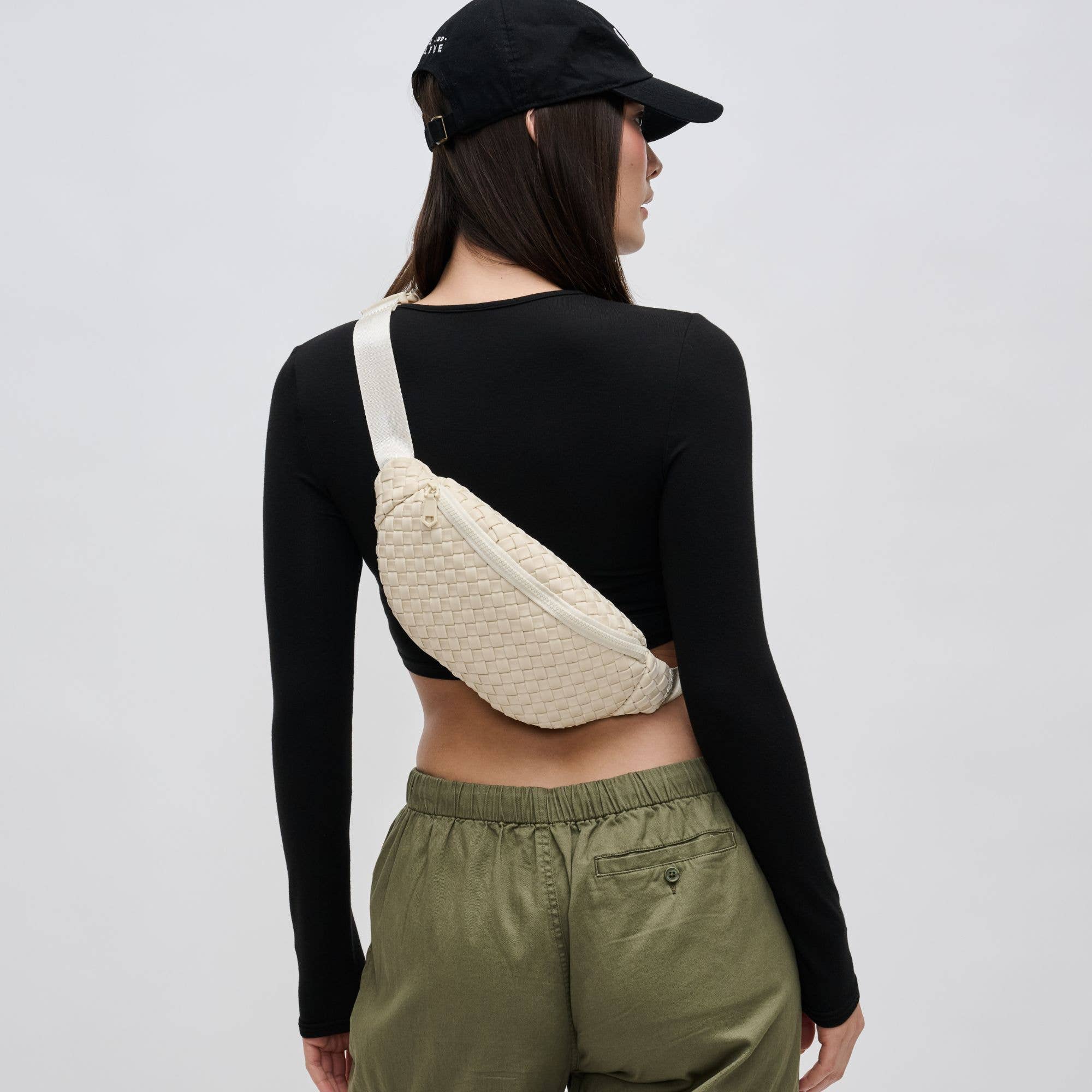 Sol and Selene - Wholesale Belt Bag - Women's - Aim High Woven Neoprene Belt Bag138