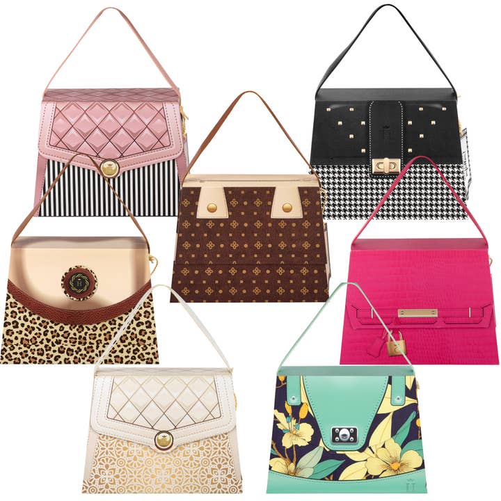 SET Geschenk-Taschen, 21 Stk, 7-fach sort für den Großhandel von Hergo Creation GmbH