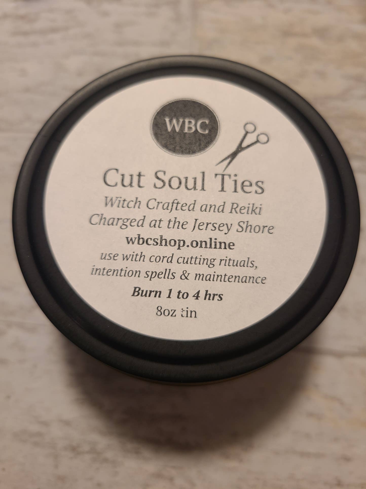 WBC Shops - Wholesale Jar/Filled Candle - Cut Soul Ties, Cord Cutting Candle, Ritual Candle3