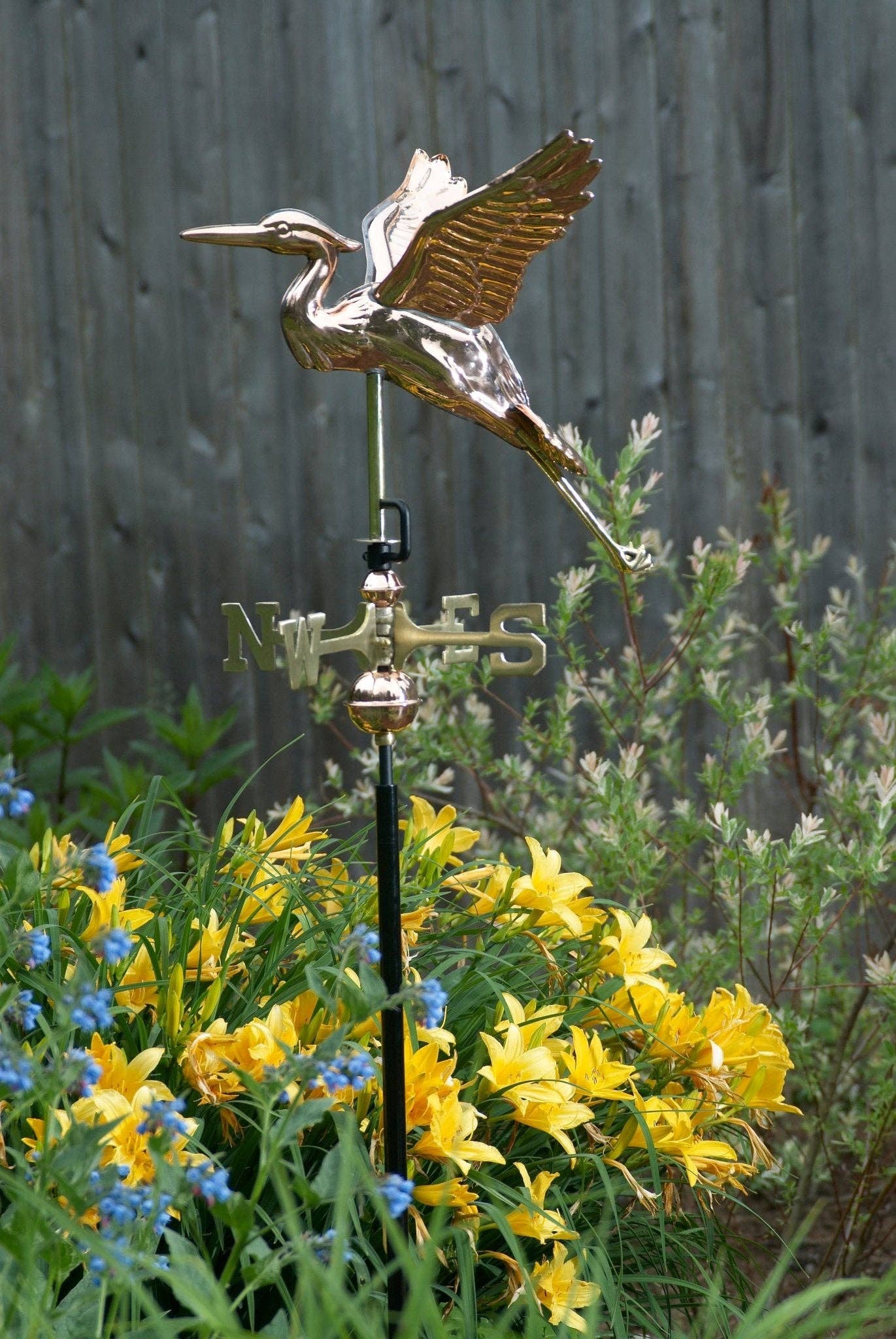 Good Directions - Wholesale Outdoor Ornament/Decor - Blue Heron Garden Weathervane5