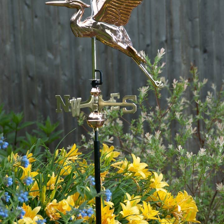 Good Directions - Wholesale Outdoor Ornament/Decor - Blue Heron Garden Weathervane5