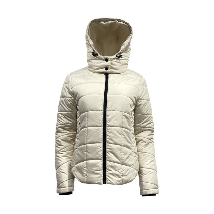 Therapy - Wholesale Puffer Jacket - Women's - "Therapy" Ladies Shirt Tail Fitted Padded Jacket9
