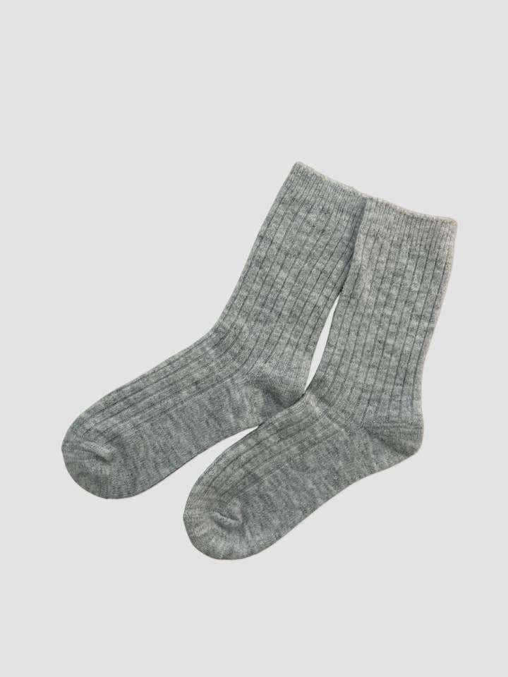 Angels Whisper Accessories - Wholesale Socks – Women's - Angels Rib Wool Blend Socks (3col)2