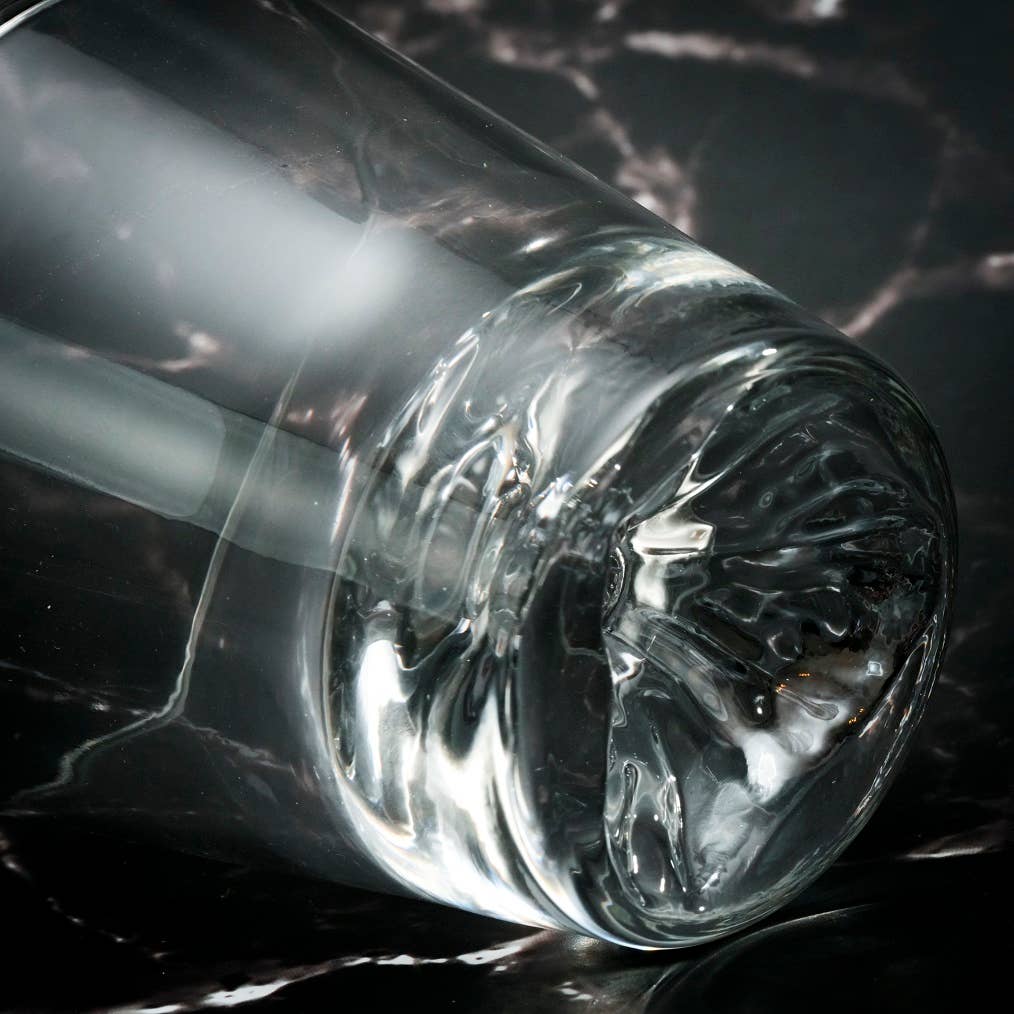 Sostraw & SmartThings - Wholesale Cocktail/Liquor Glass - Japanese Glass - Gift Box + Granite Ice Cubes + Coaster |3214