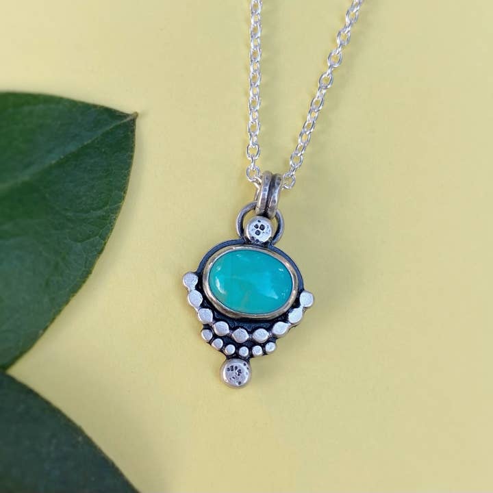 Dotty Necklace - Turquoise for wholesale by Blue and Blue