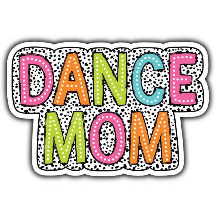 Autocollant coloré de maman danseuse pour la vente par Stick to it creations