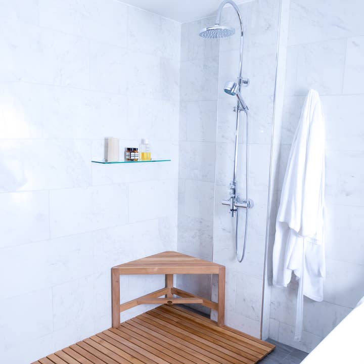 ARB Teak & Specialties – wholesale Bänk – Duschbänk i Teak Fiji Corner 31" (80 cm)