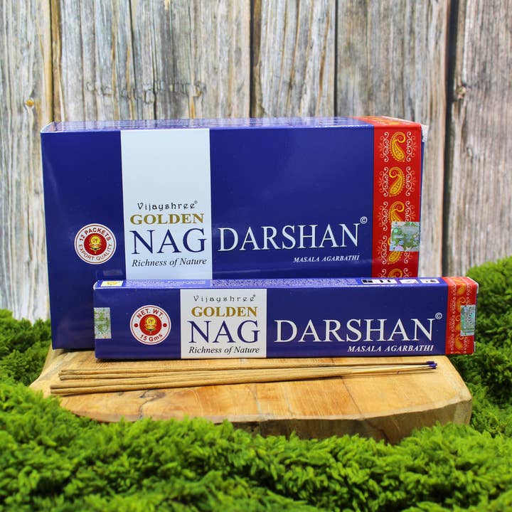 Green Tree – wholesale Incense – Golden Nag Darshan Incense 15 Grams3