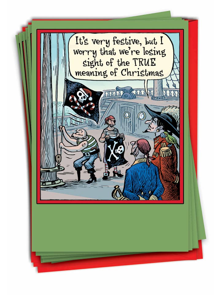 Schachtel mit 12 Weihnachtskarten — Losing Sight für den Großhandel von NobleWorks