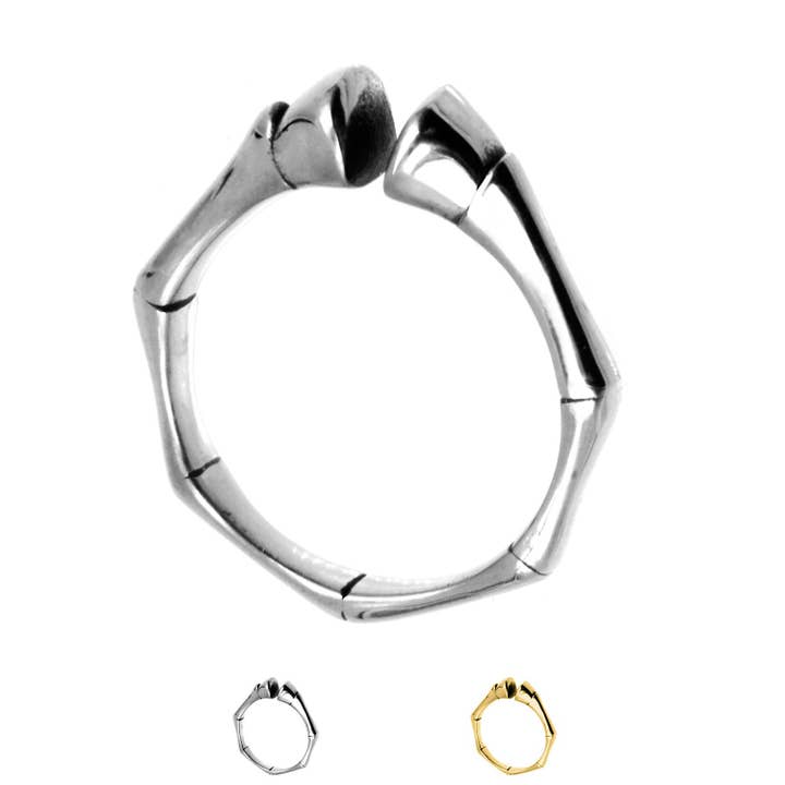 Awaken - Wholesale Band/Stacked Ring - Horse Hoof Ring Unisex Steel Ring - A-5312