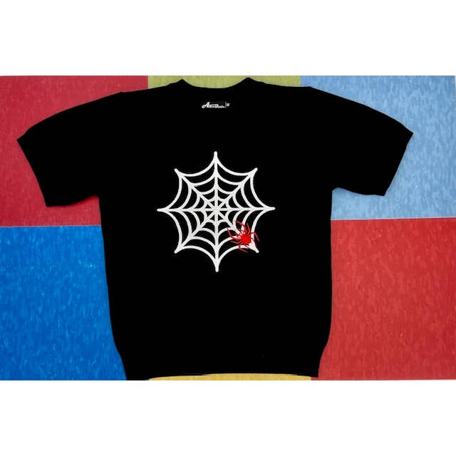 Astro Bettie - Wholesale Knit Sweater - Women's - Itsy Bitsy Spider Black Sweater